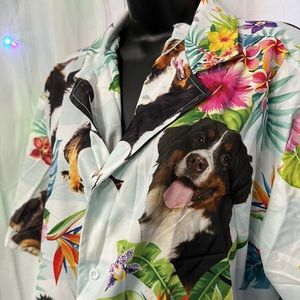 Bernese Mountain Dog Hawaiian Shirt